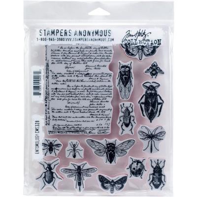 Stampers Anonymous Tim Holtz Cling Stamps - Entomology